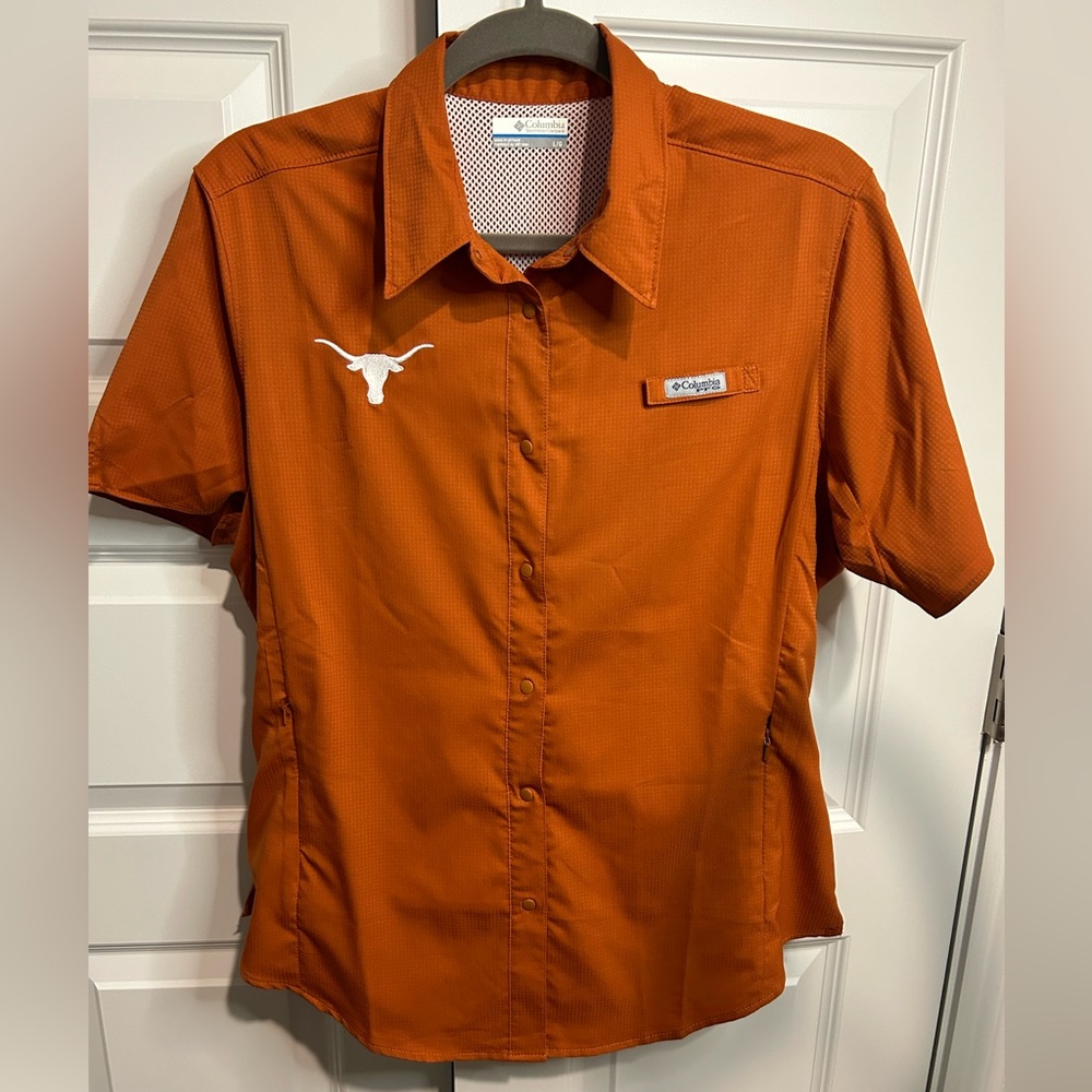 Like new Texas Longhorns Women’s PFG Columbia Tamiami L